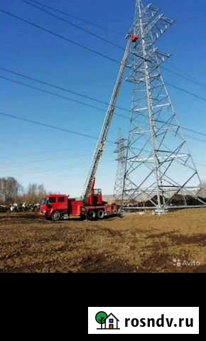 Автовышка аренда 45 метров. Услуги Кемерово - изображение 1