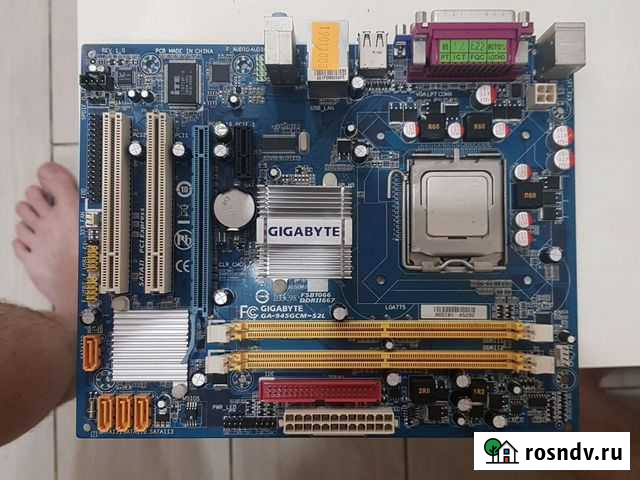 Материнская плата gigabyte ga-945gcm-s2l Екатеринбург - изображение 1