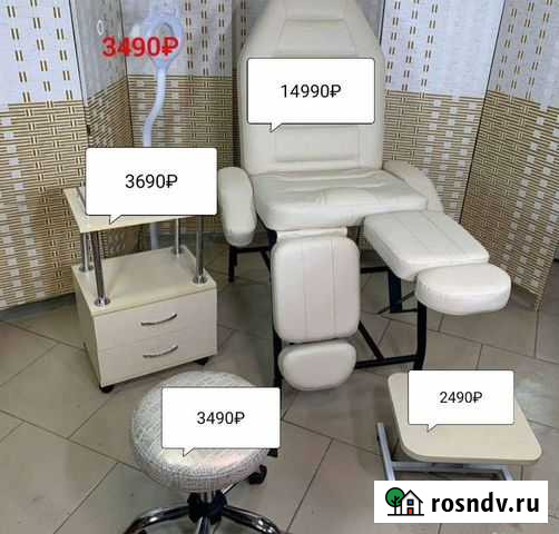 Педикюрное кресло-кушетка в наличии в Новосибирске Новосибирск - изображение 1