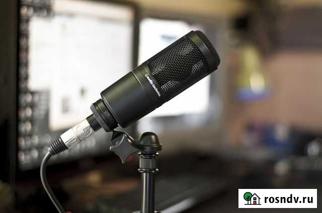 Студийный микрофон Audio-Technica AT2020 новый Челябинск - изображение 1