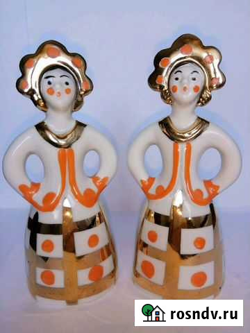 Статуэтка Барышня Дулево фарфор Вязники - изображение 1