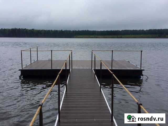 Понтон; Пирс; Причал; баня, дом (хаусбот) на воде Петрозаводск - изображение 1