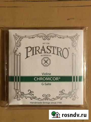 Комплект струн для скрипки Pirastro Chromcor 4/4 Брянск - изображение 1