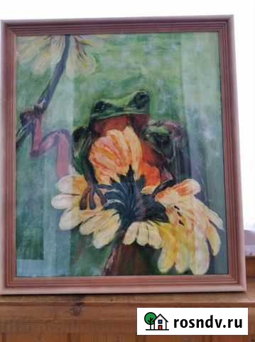 Картина акрилом на холсте пейзаж Нижний Новгород - изображение 1