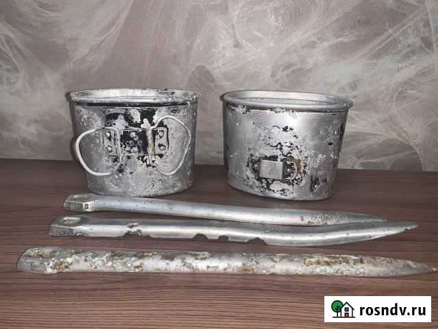 Манерки и колышки вермахт Тихвин - изображение 1