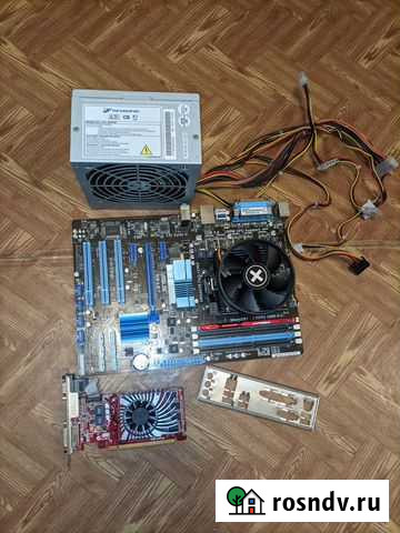 Материнка am3+, процессор, озу, видеокарта, бп Екатеринбург - изображение 1