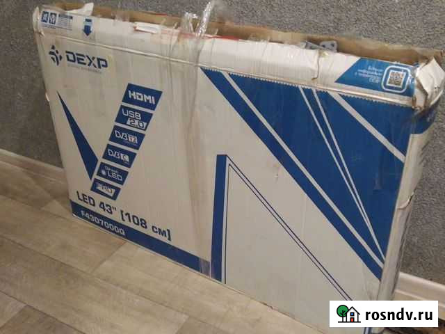 Телевизор dexp 43 на запчасти Петропавловск-Камчатский - изображение 1