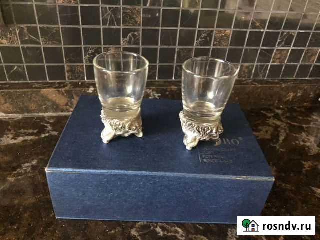 Рюмка пара(стекло,олово) Евпатория - изображение 1