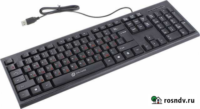 Клавиатура Oklick 120M черный USB Тула - изображение 1