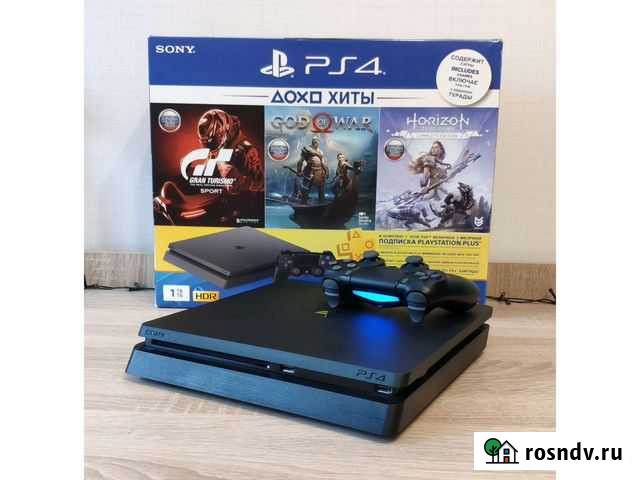 Sony PS4 Slim 1tb в идеале CUH-2208B Рязань - изображение 1