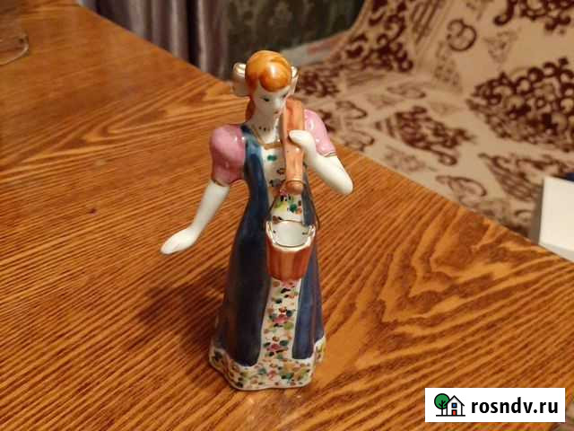 Фарфоровая фигурка девушка-колокольчик Балашиха - изображение 1