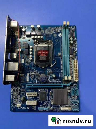 Материнская плата gigabyte GA-H61M-S1 s1155 Барнаул - изображение 1