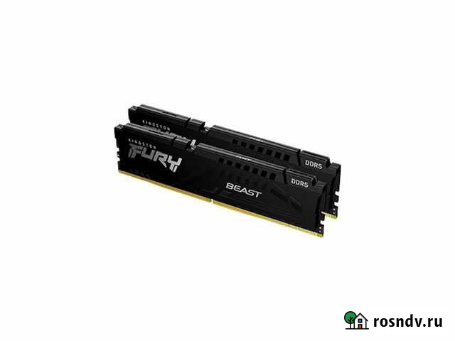 Kingston Fury Beast 32Gb DDR5 6000MHz CL40 Хабаровск - изображение 1