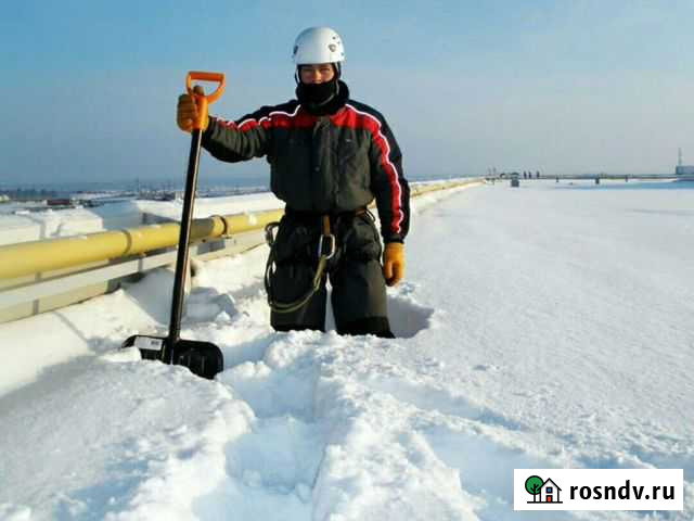 Очистка кровли от снега, наледи Новосибирск - изображение 1