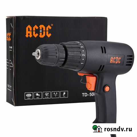 Дрель шуруповёрт сетевой acdc TD-500 Владимир - изображение 1