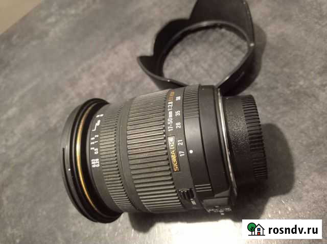 Объектив Sigma 17-50 mm 2.8 EX OS HSM Калининград - изображение 1