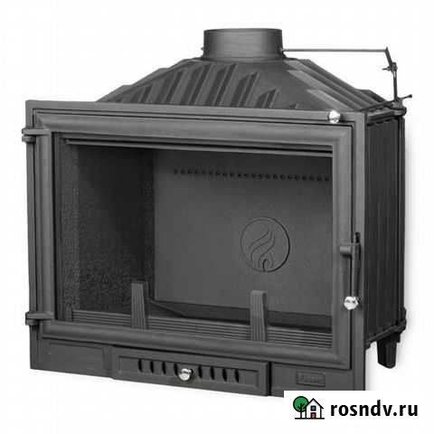 Чугунная каминная топка с шибером Санкт-Петербург - изображение 1