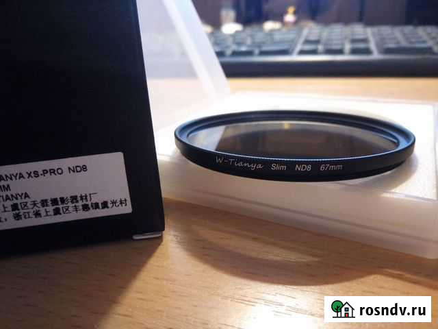 W-tianya 67mm xs-pro ND8 фильтр новый Десногорск - изображение 1