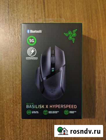 Игровая Мышь Razer Basilisk X HyperSpeed+ Коврик Курск - изображение 1