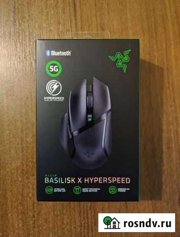 Игровая Мышь Razer Basilisk X HyperSpeed+ Коврик Курск - изображение 1