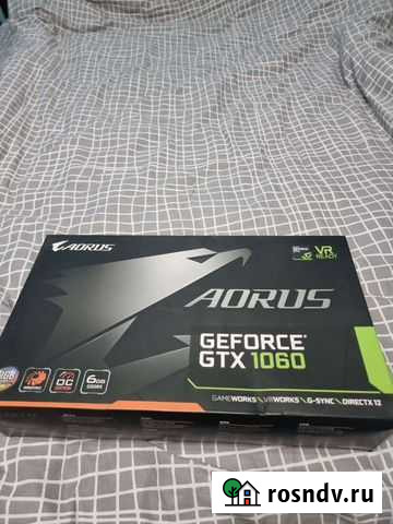 Видеокарта gtx 1060 6gb aorus Лыткарино - изображение 1