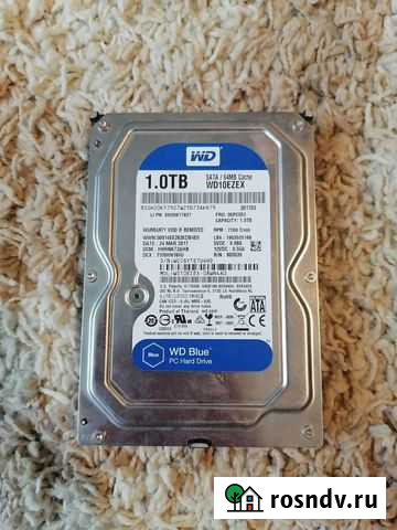 Жесткий диск 1 тб wd blue 7200 64mb Волгоград - изображение 1