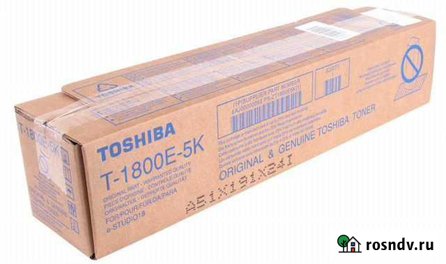 Тонер Toshiba T-1800E-5K для Toshiba (187 г) e-stu Ульяновск - изображение 1