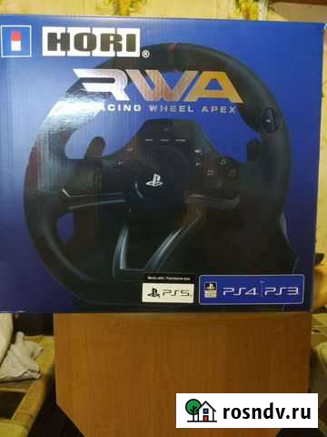 Игровой руль с педалями и коробкой Великие Луки - изображение 1