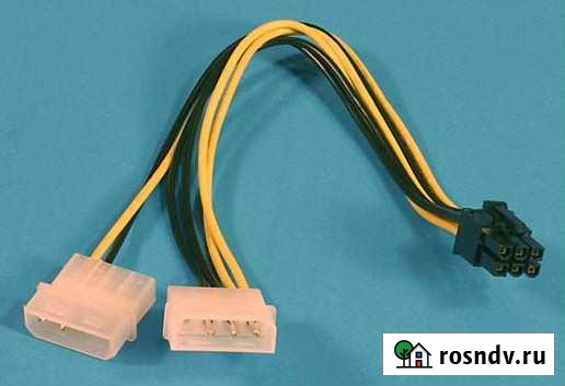 Переходник mollex X2 to 6-Pin Video Уфа - изображение 1