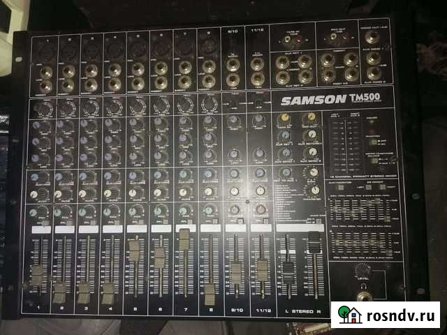 Samson TM500 12-канальный. стерео микшер Озерный - изображение 1
