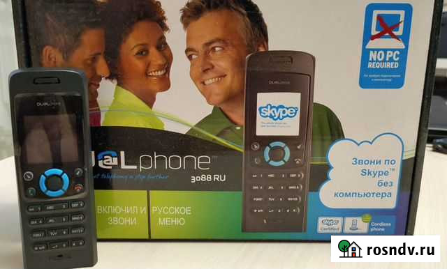 IP Skype телефон Dualphone 3088 ru Иркутск - изображение 1