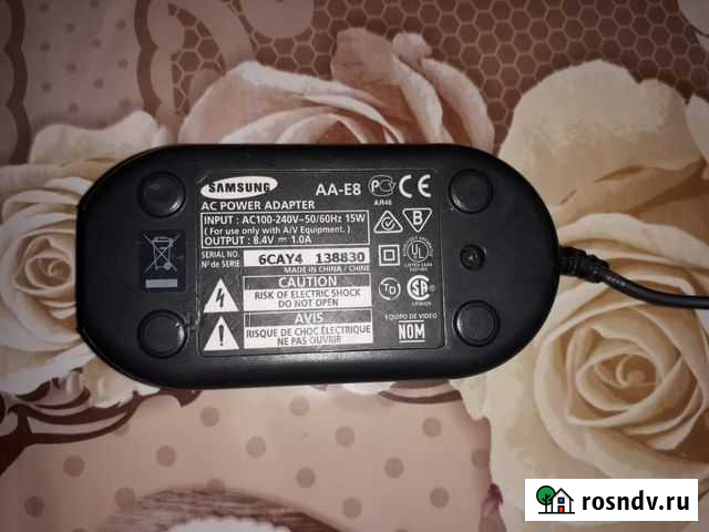 Адаптер samsung AA-E8 (оригинал),для видеокамеры Родниковская - изображение 1