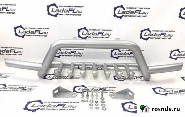 Защита переда «Акула» с усами Нива Тольятти - изображение 1