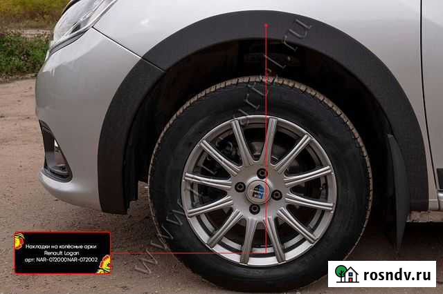 Расширители колесных арок Логан с 2014 года Ковров - изображение 1