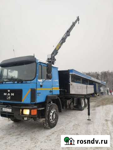 MAN F90 с КМУ, 1991 Москва - изображение 1