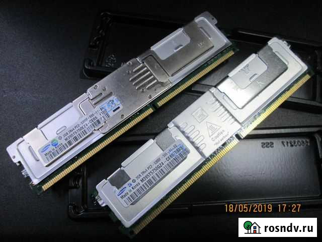 Серверная память 2Gb DDR2 ECC samsung PC2-5300F-55 Чита - изображение 1