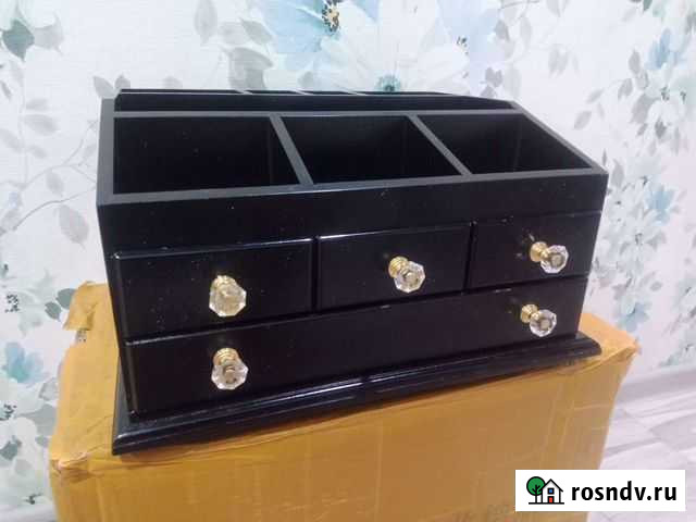 Деревянный органайзер для косметики Магнитогорск - изображение 1