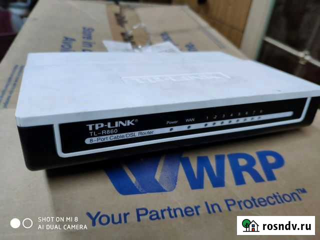 Роутер TP-lINK TL-R860 с модемом adsl2/2+ Новокузнецк - изображение 1