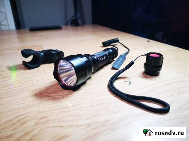 Тактический Фонарь с выносной кнопкой (бюджет) Избербаш - изображение 1