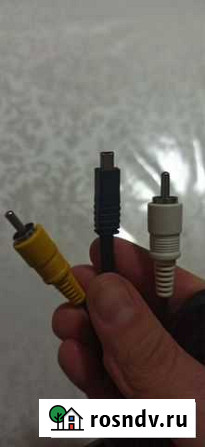 Micro-USB 2 RCA Male AV аудио шнур Майкоп - изображение 1