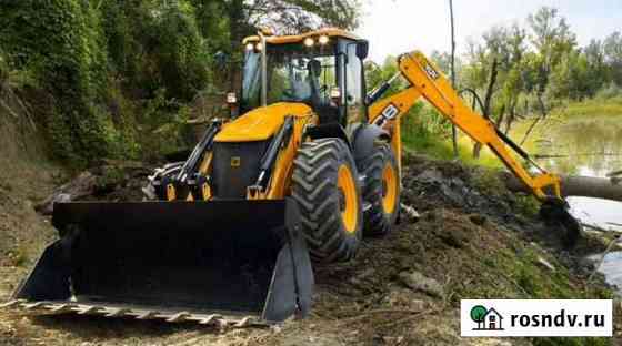 Услуга аренда экскаватора погрузчика JCB С молотом Севастополь