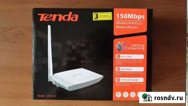 Маршрутизатор adsl2+ Tenda D151 Елец - изображение 1