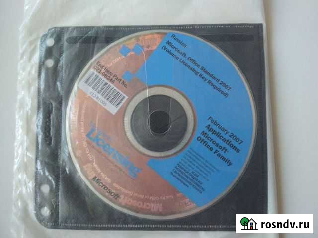 Диск OLP Office 2007 Standard Краснодар - изображение 1