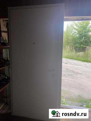 Дверь белая железная Сафоново - изображение 1