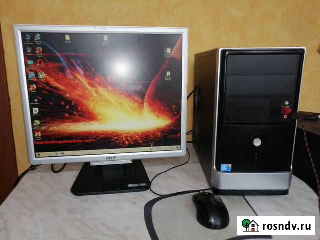 Продам 2-х яд. компьютер с Ж/к Монитором на 19д Петропавловск-Камчатский - изображение 1