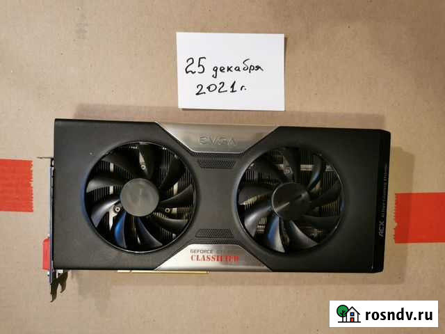 Видеокарта evga GTX 780 Ti Classified 3Gb Киров - изображение 1