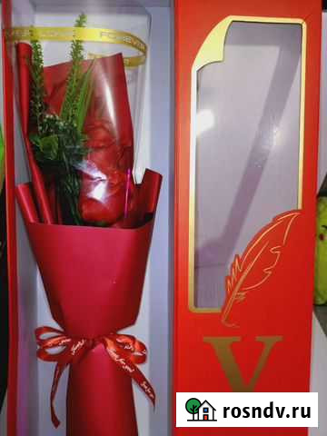 Шикарный букет роз из мыла,В коробке Красноярск - изображение 1