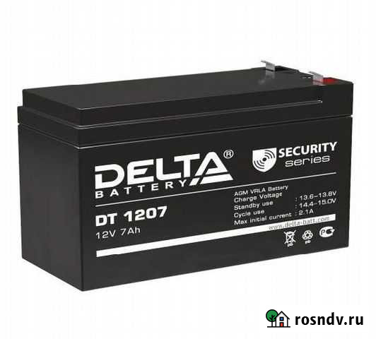 Аккумуляторы 12 вольт delta Security Force Optimus Волгоград - изображение 1