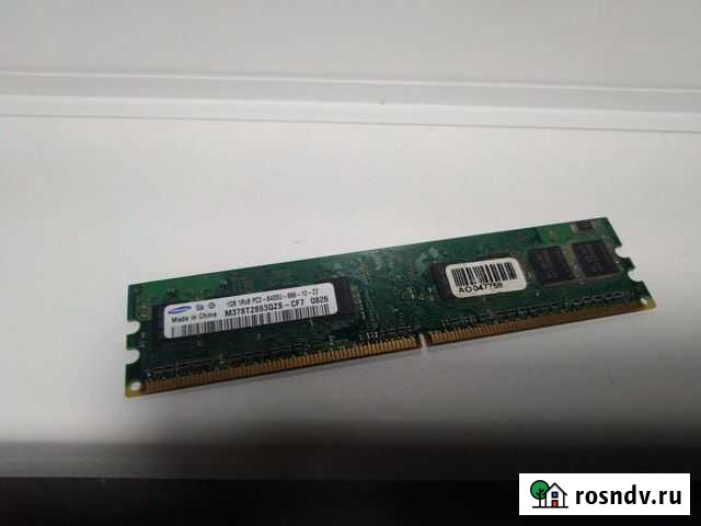 Оперативная память DDR2 1 GB 6400U Ульяновск - изображение 1