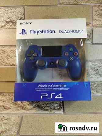 Джойстик для PlayStation 4 темно-синий (новый) Омск